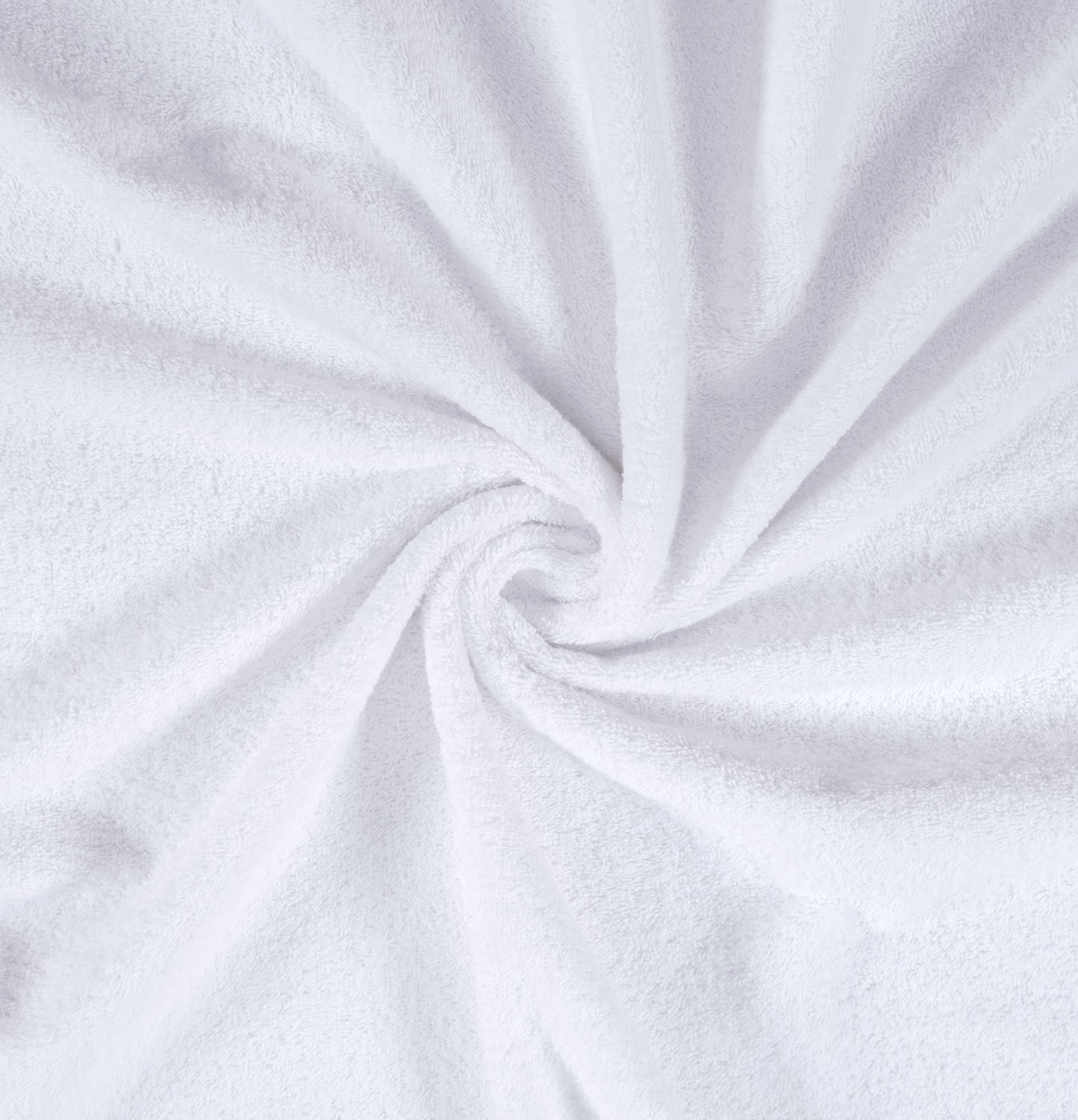 100% Turkish Cotton Bath Towels, 8 Piece Bundle, White.